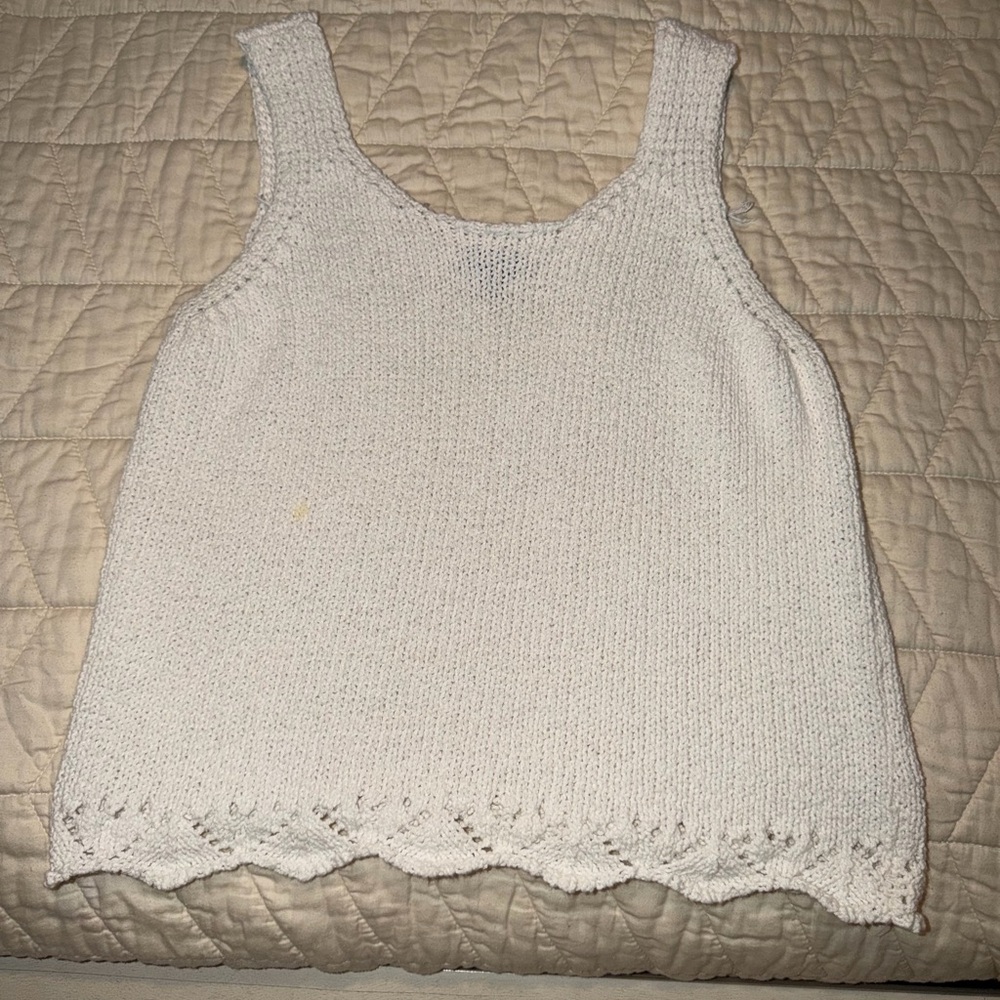 Art Class Cream Knit Sweater
